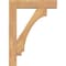 Ekena Millwork Imperial Block Smooth Bracket w/ Offset Brace, Western Red Cedar, 5 1/2"W x 22"D x 30"H BKT0604X22X30IMP05SWR - alternate 4